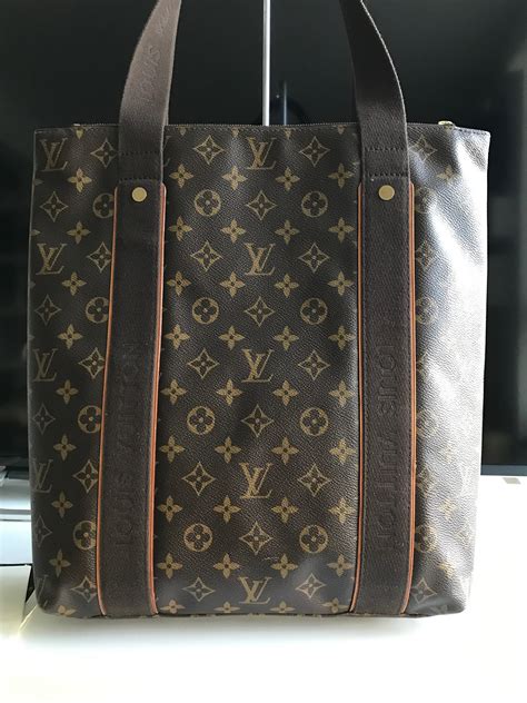 lv monogram canvas cabas